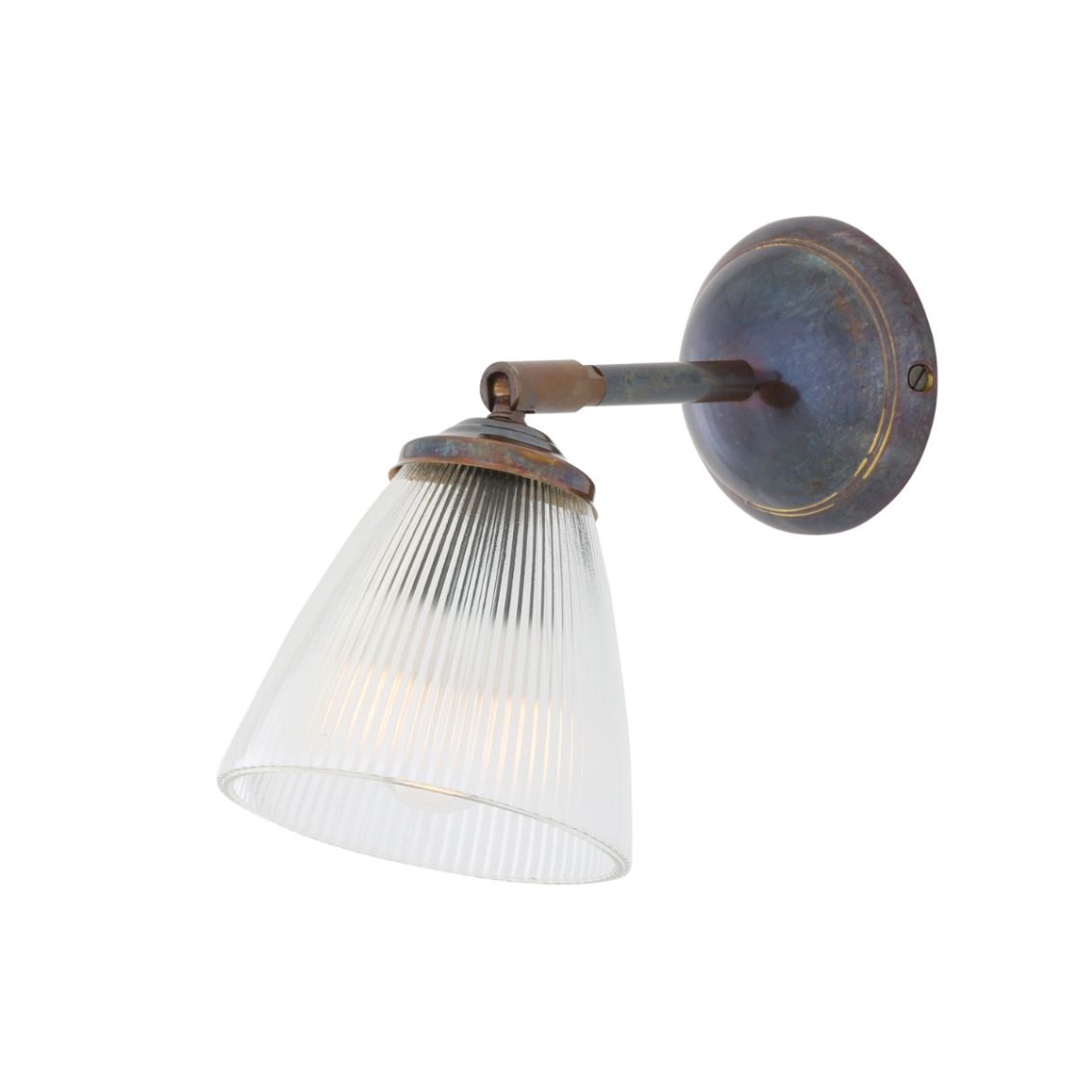 Gadar Vintage Prismatic Glass Wall Light with Swivel main product photo