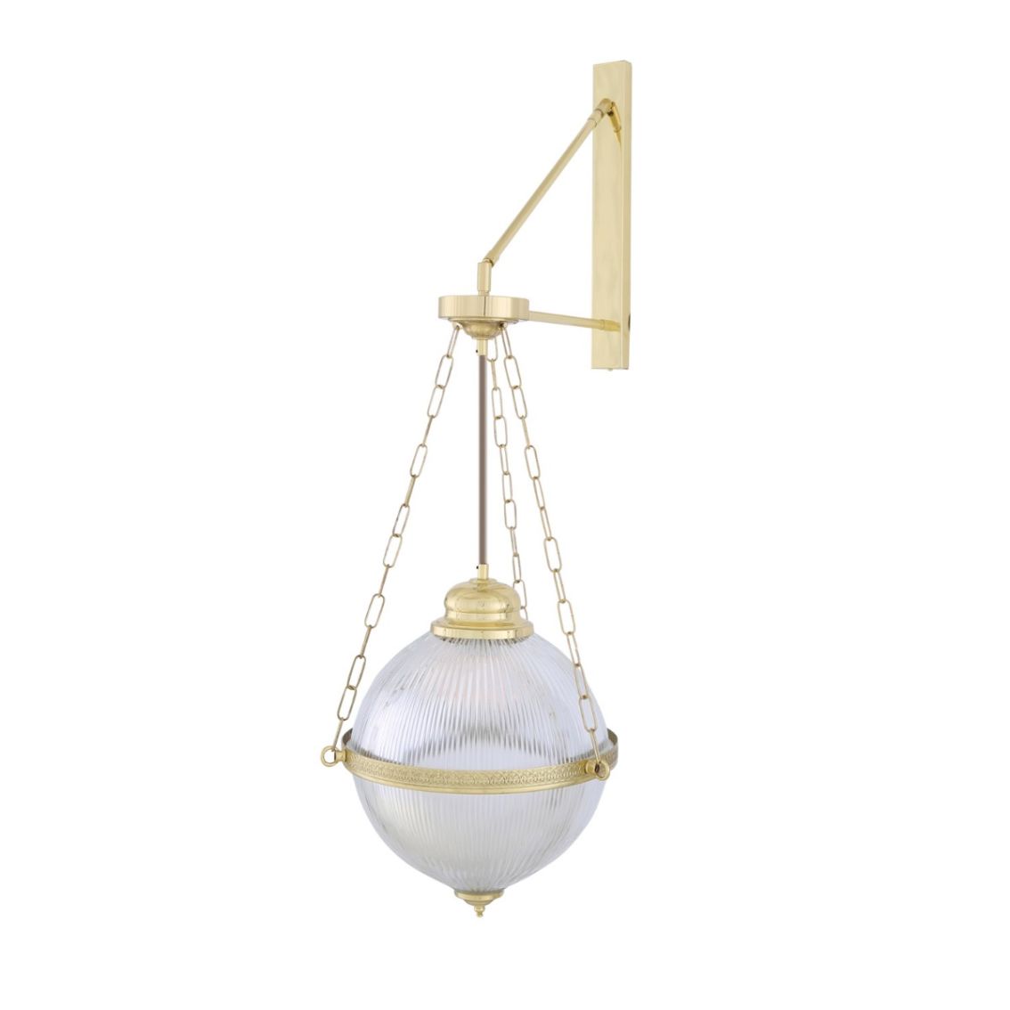 Blaenau Holophane Glass Wall Light main product photo