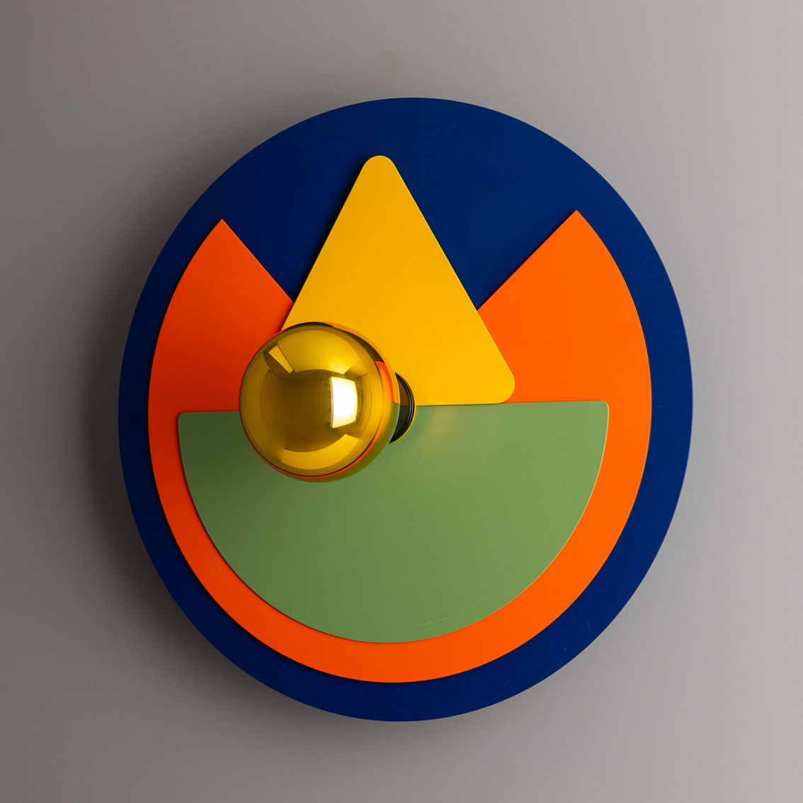 Neptune Colourful Disc Wall Light main product photo