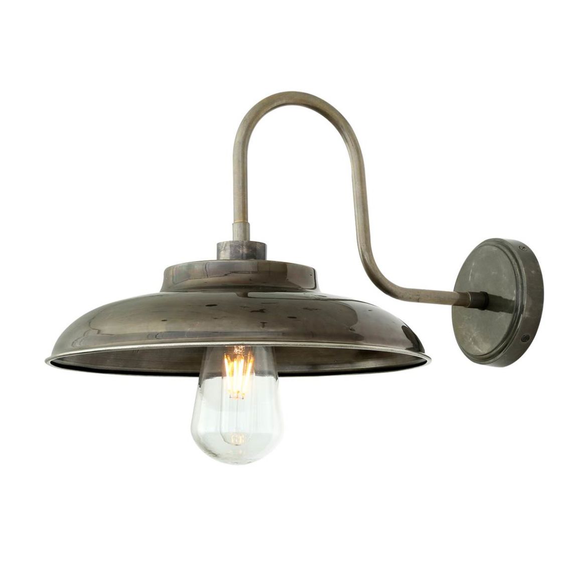 Darya Swan Neck Bathroom Wall Light IP65 Mullan Lighting