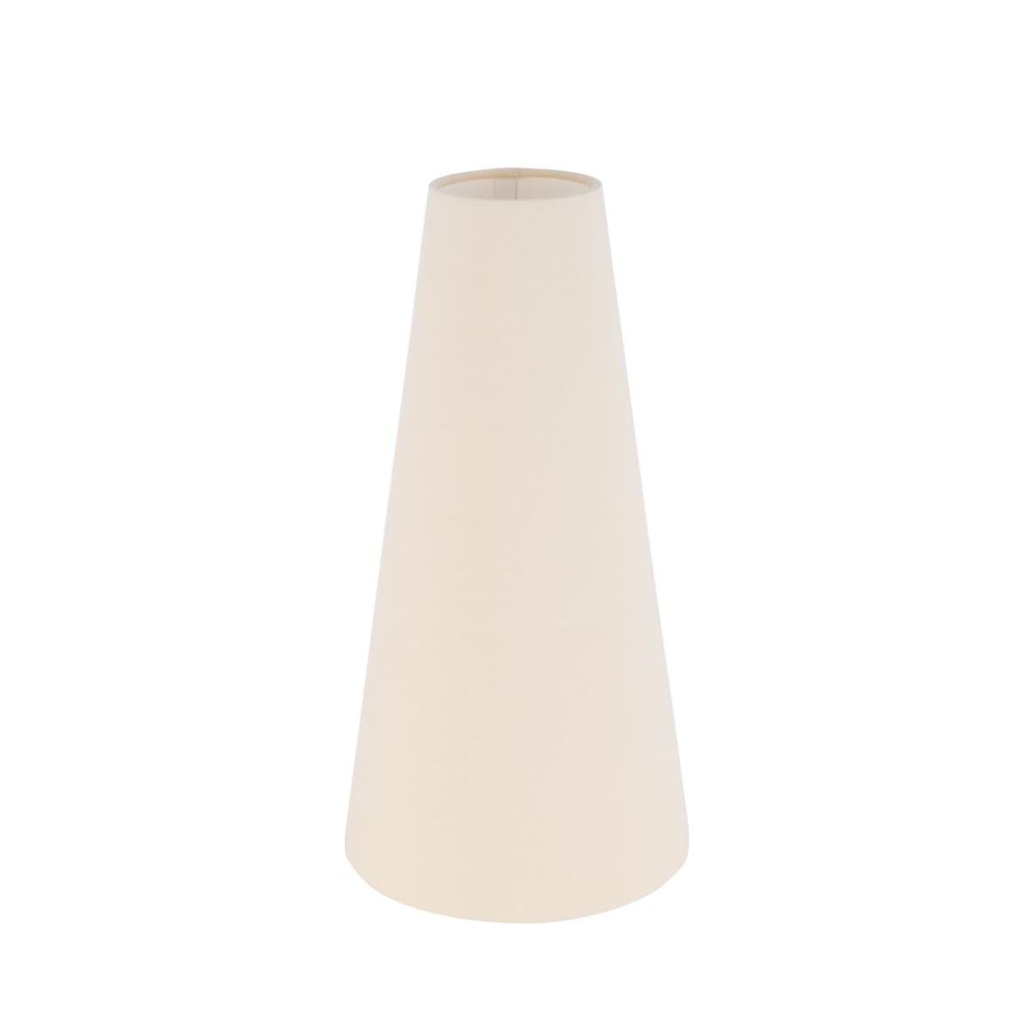 Tall Narrow Cone Fabric Lamp Shade, 17.5 x 34cm, 4 Colours