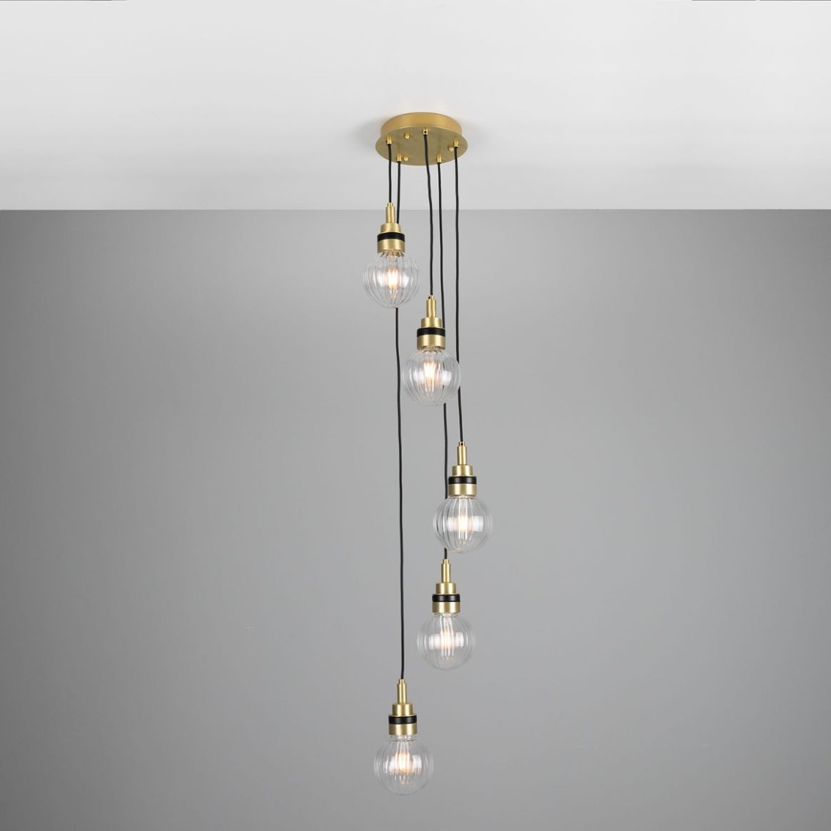 Seoul Bathroom Cluster Pendant IP65 Five Light