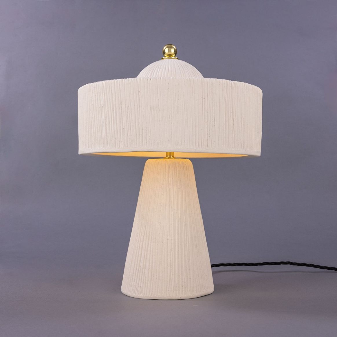 Matte ceramic hot sale lamp