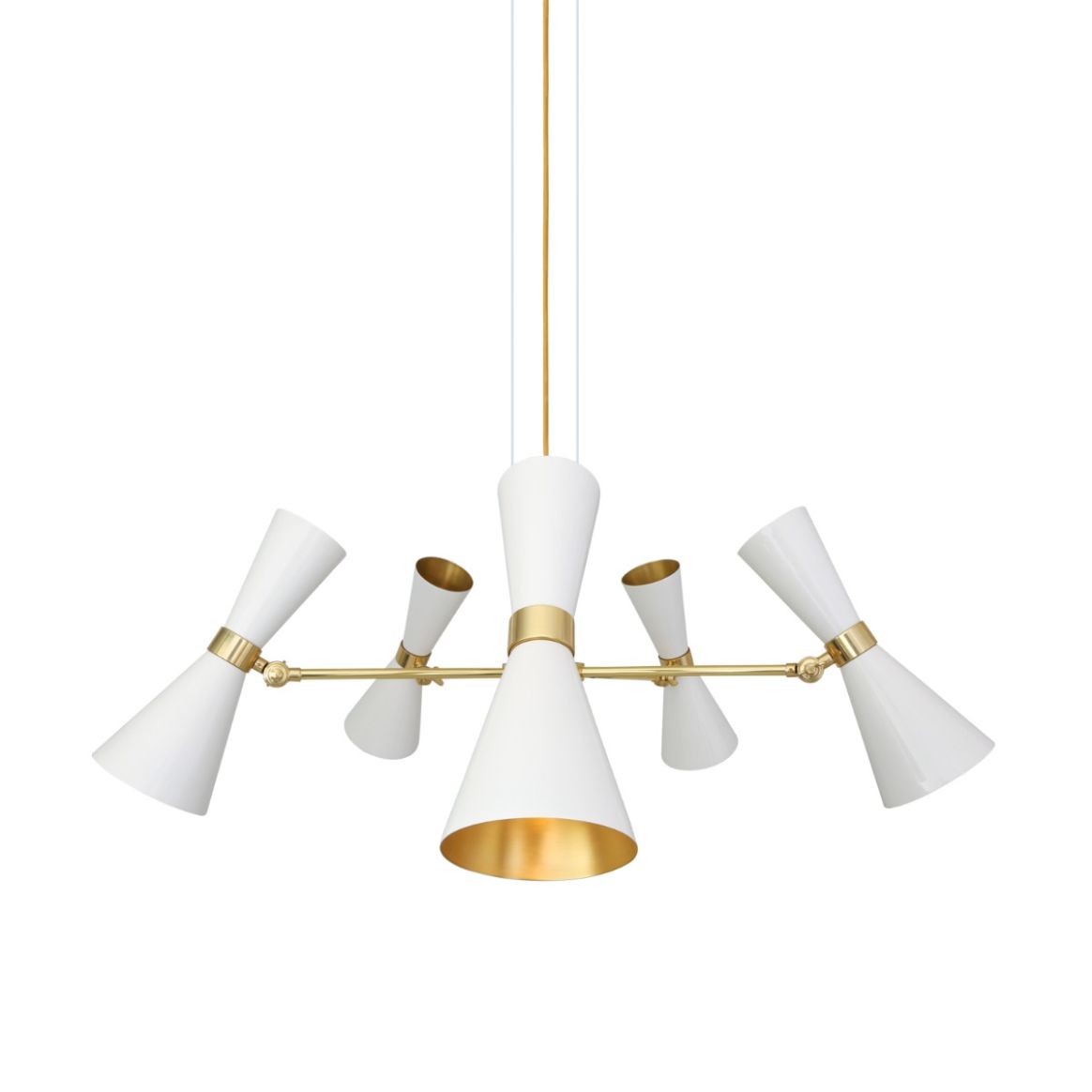 Contemporary chandelier - CAIRO MID-CENTURY - Mullan Lighting