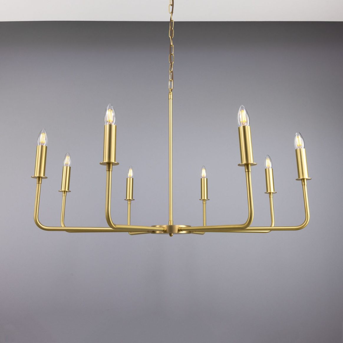 Brass chandelier hot sale modern