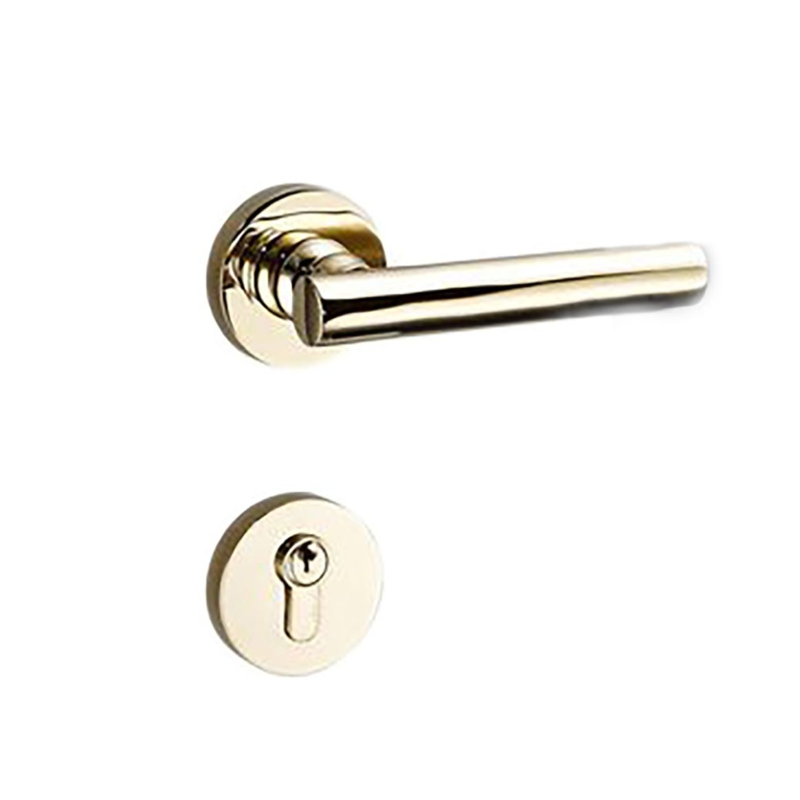 Brass Door Handle Set