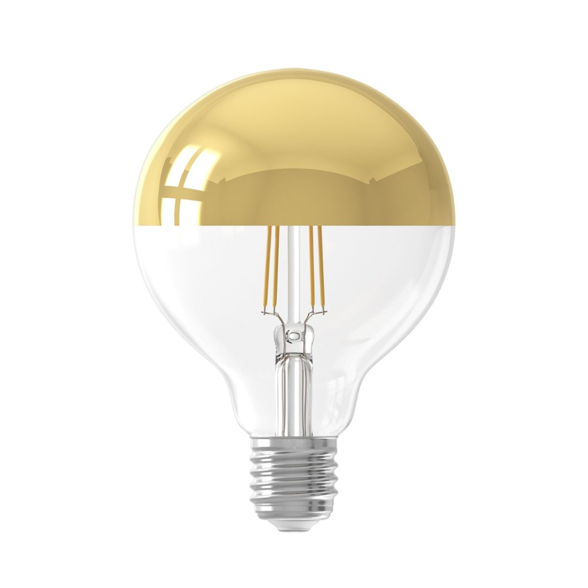 Ampoule LED à filament et reflet doré, dimmable E27 4W 1800K 6cm