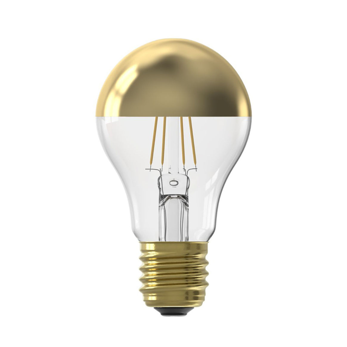 Ampoule LED à filament et reflet doré, dimmable E27 4W 1800K 6cm