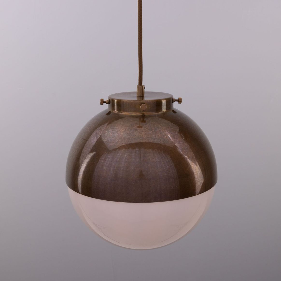 Mid century globe pendant deals