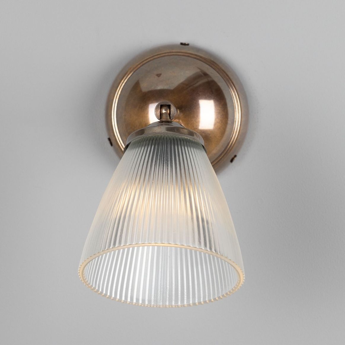 Vintage Minimalist Wall Light with Swivel Brackets by Mullan