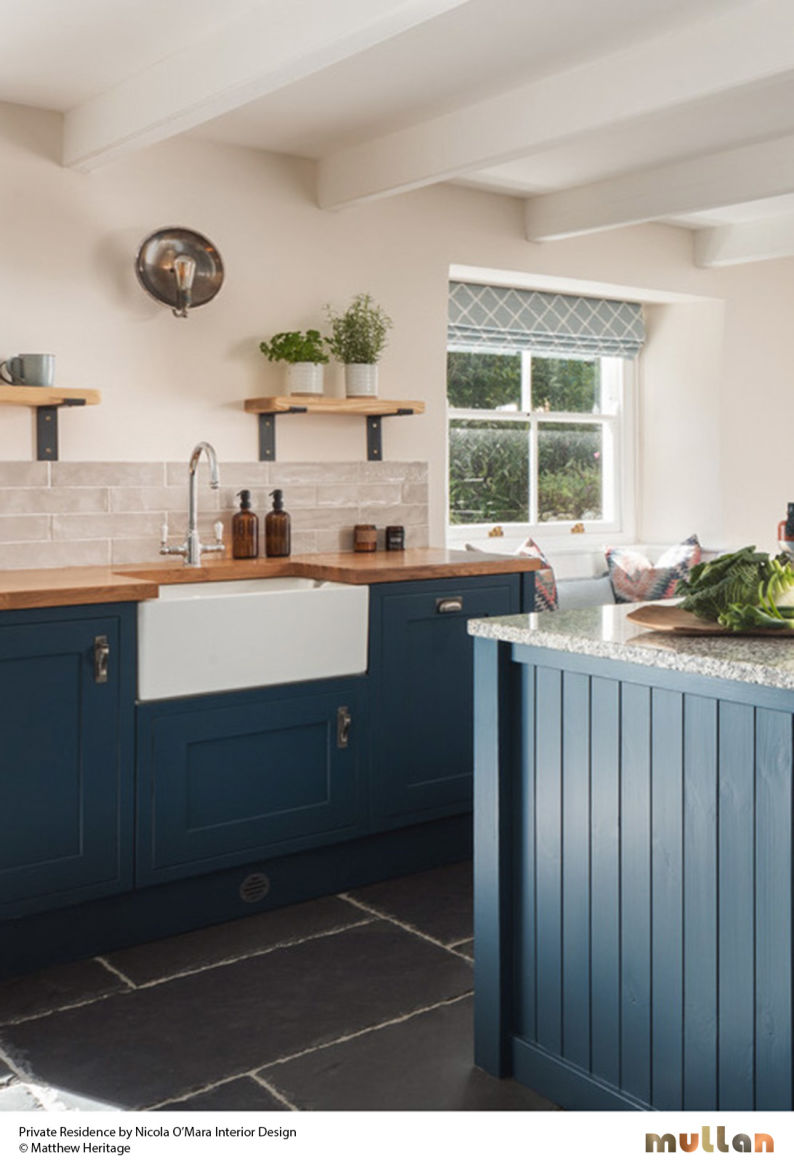 Buy Navy Blue Hampshire Under Sink Storage Unit from Next