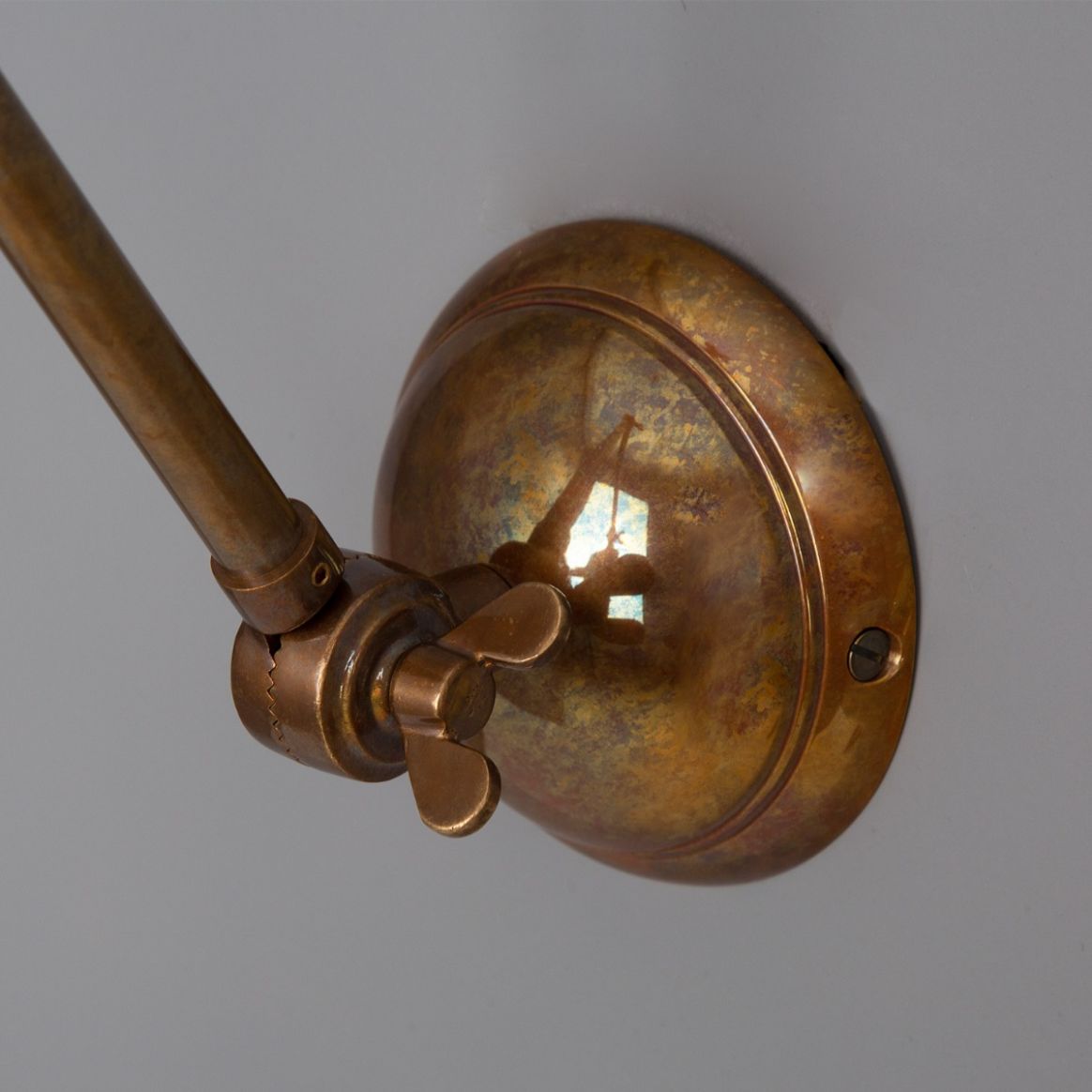 Mullan Lighting Apia Cast Brass Swivel Wall Light - Polished Brass