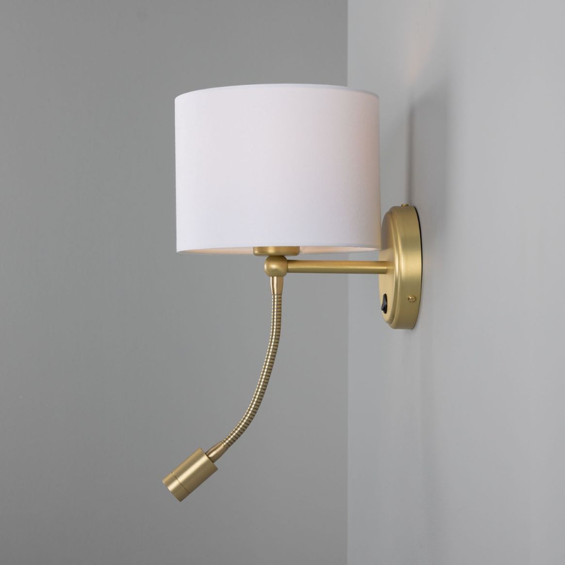 Wall light with reading arm discount