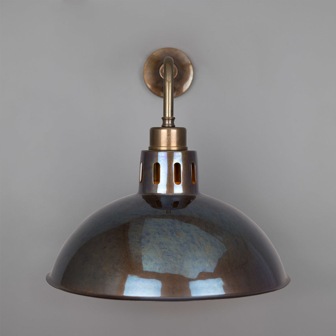 Paris Industrial Brass Pendant Light 30cm