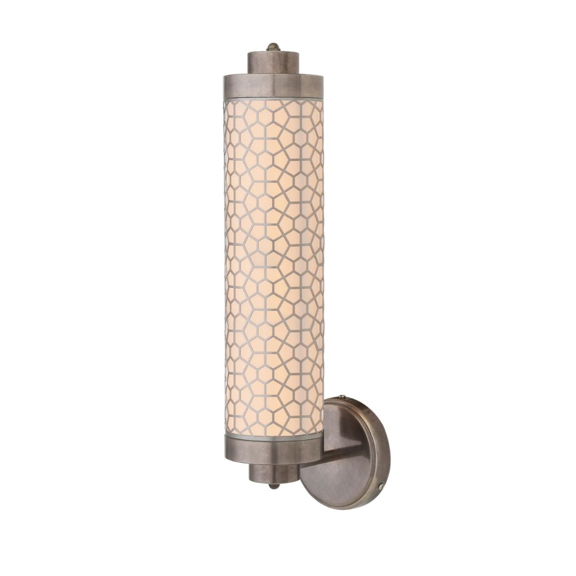 Severn Double Tube Glass Bathroom Wall Light IP65