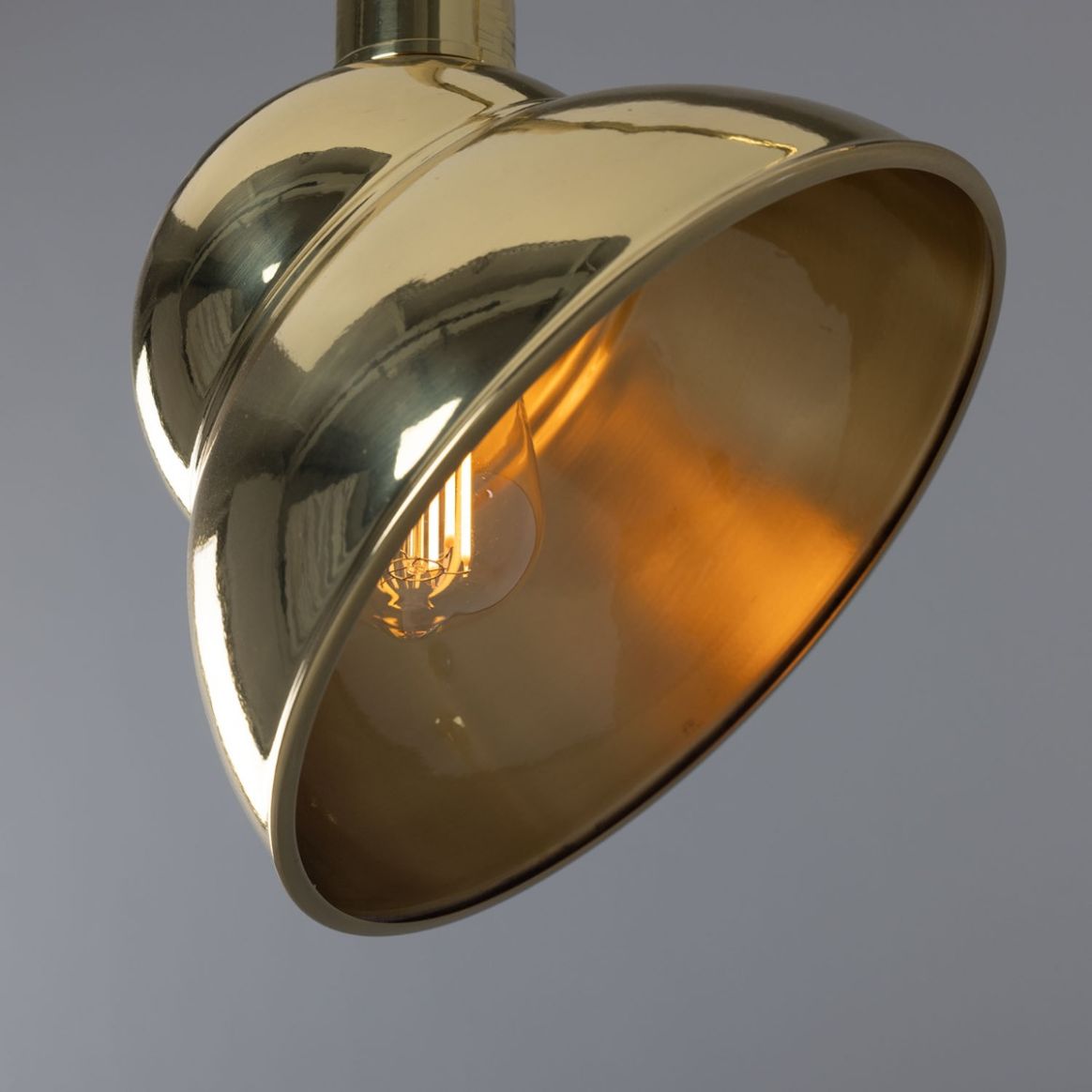 Lampe pour tableau arrondie en laiton Dublin 60.5cm