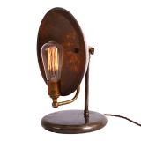 Chulainn Industrial Brass Dish Wall Light 9.8