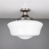 Schoolhouse flush sales ceiling light