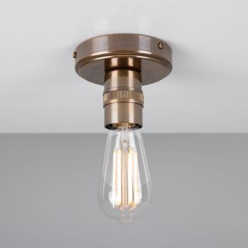 Mullan Lome Vintage Bare Bulb Pendant Light