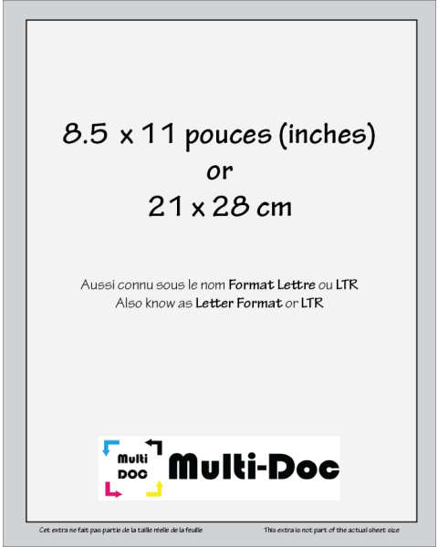 Letter Size Document Printing