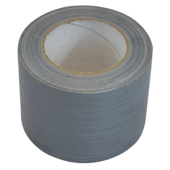 Gaffer Tape 96 x 50  (4") Grey/Silver Cloth Gaffa - 50 Metre Roll