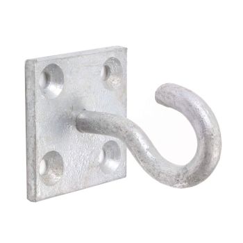 Hook On Plate Galvanised - 50 x 50mm