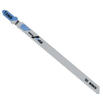 Bosch Jigsaw Blades T318B Long for Metal 2.5-6mm Thick -