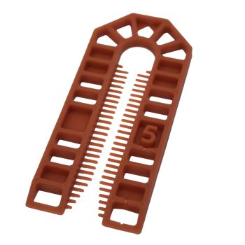 5mm 100 X 50mm Plastic Packer - Brown