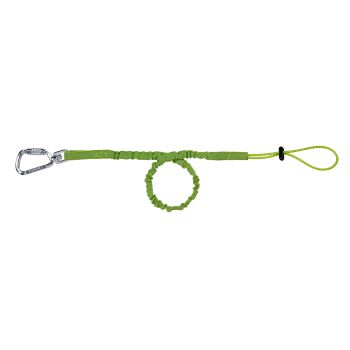 Stretch Tool Lanyard With Carabiner 0.89-1.37m Hi Viz Green 6.8kg