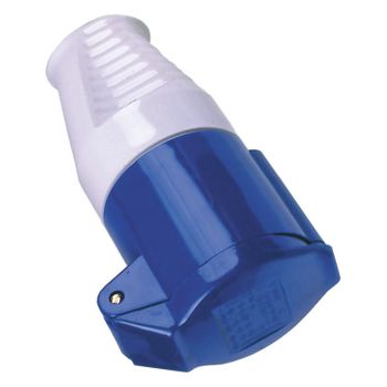 230V Trailing Socket 16 Amp Blue