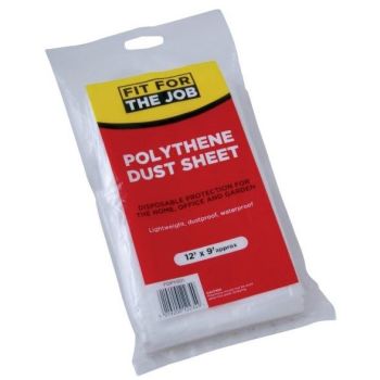 Painters Dust Sheet Heavy Duty Polythene 3.65 x 2.75 metres