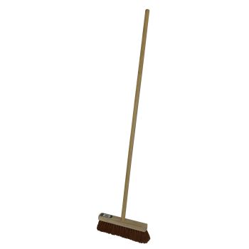 Coco Broom Soft 300mm/12" Complete with Handle