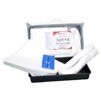 20ltr Oil & Fuel Spill Kit C/W Tray