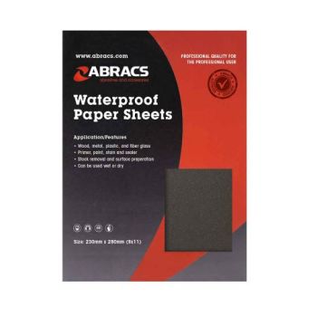 Wet & Dry Silicone Carbide Paper Sheets 230 x 280mm P320 Grit