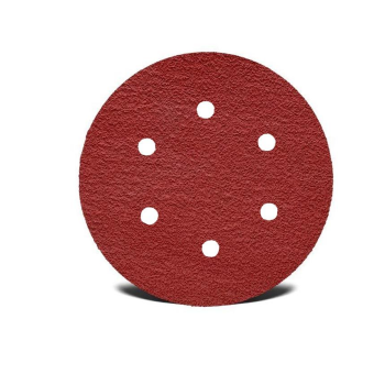 Sanding Disc Hook & Loop Backed 125mm 17 Holes Punched P80 Grit