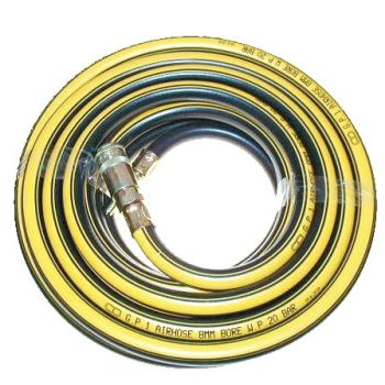 Air Hose Heavy Duty 8mm Bore x 5 metres With T19 Couplings