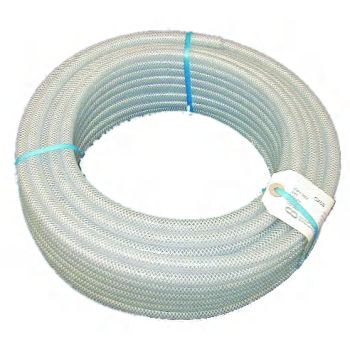 Clear Braided Hose 10mm/3/8" Bore for Airline and General Use - 30m Roll