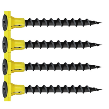 Drywall Screws Collated Coarse Thread for Timber 3.5 x 45mm Black