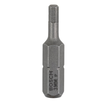 Screwdriver Bit Male Hex Drive 6 mm x 25 mm Extra Hard