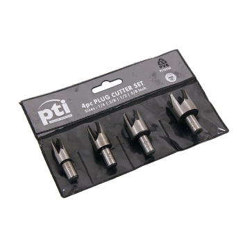 4 Piece Plug Cutter Set