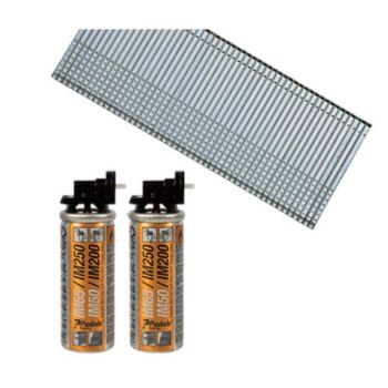 Paslode 921593 Nail/Fuel Pack Stainless Brads 16 x 25mm - Straight Mag