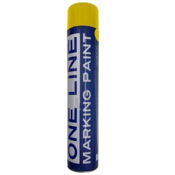 Line Marking Paint Semi Permanent Yellow 700ml Aerosol