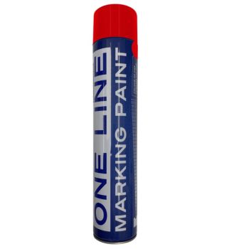 Line Marking Paint Semi Permanent Red 700ml Aerosol