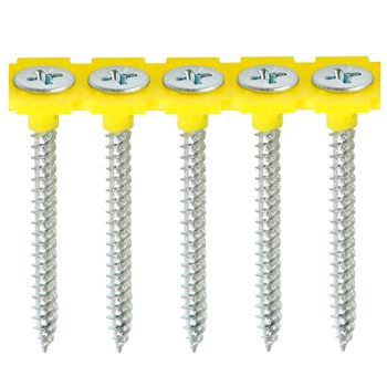 Drywall Screws Collated Fine Thread for Timber/Metal 3.5 x 35mm BZP