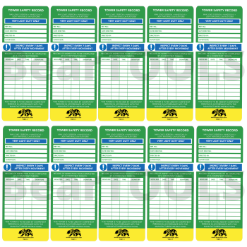 Towertag Inserts - Pack 10