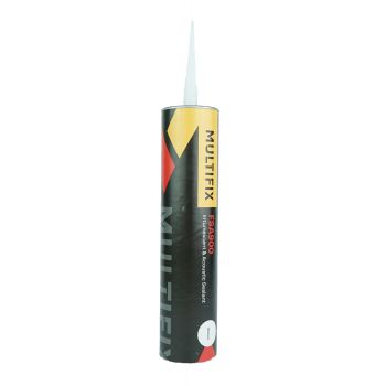Multifix FSA900 Fire Rated Intumescent & Acoustic Sealant Mastic White 900ml Cartridge
