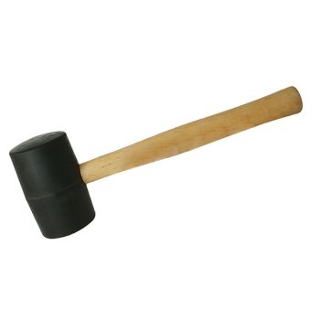 Wooden Handled Rubber Mallet 16 oz