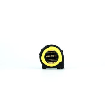 Tape Measure Multifix Metric/Inch 5metre x 25mm Blade Rubber Outer