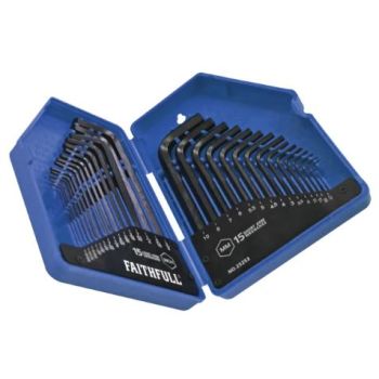 Hex Key Set Metric/Imperial 30 Piece