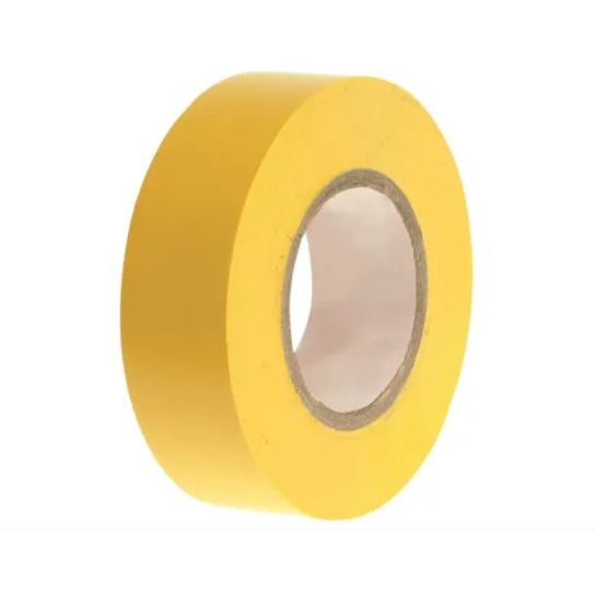 19mm X 20M Yellow PVC Tape